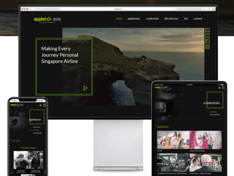 Applebox Asia needed a visually appealing website, displaying their high quality video production to visitors.