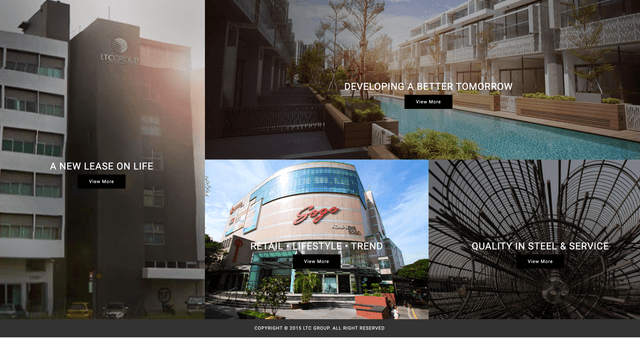 Built a website for LTC Group Singapore